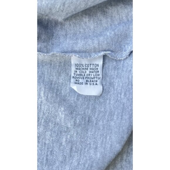 Super Muse Women’s Heather Gray Cotton Turndown For What Tank Size S - Picture 4 of 15